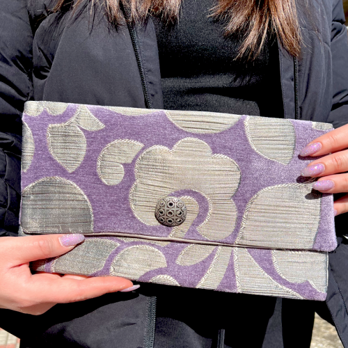Pochette Flower Violet prova